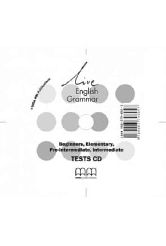Live English Grammar Test Booklet Cdrom