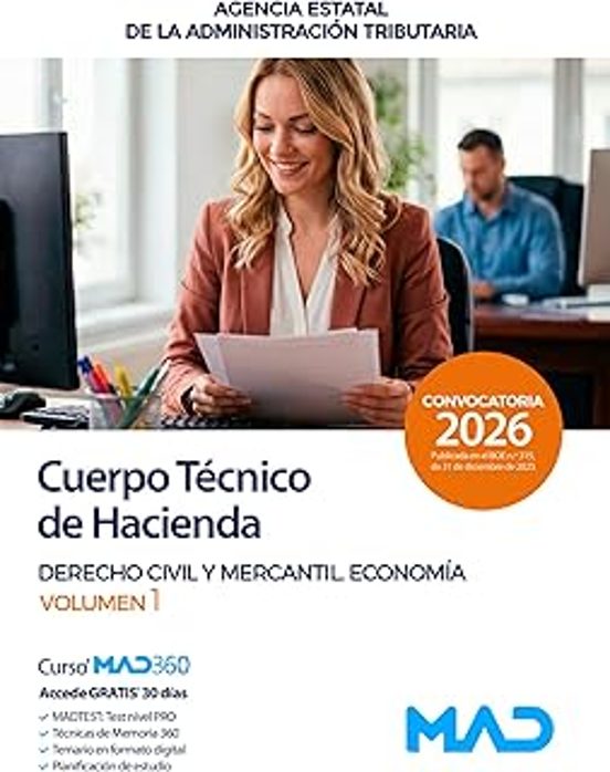 Cuerpo Técnico De Hacienda. Derecho Civil Y Mercantil. Economía Volume