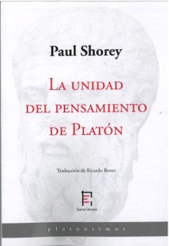 La unidad del pensamiento de Platón