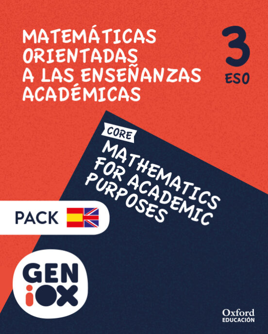 Geniox Math Academic 3º ESO Pack Bilingüe
