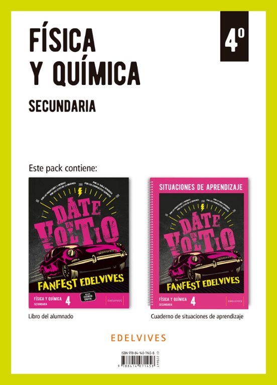 Física y Química 4.º ESO + Cuaderno Situaciones de Aprendizaje Fanfest