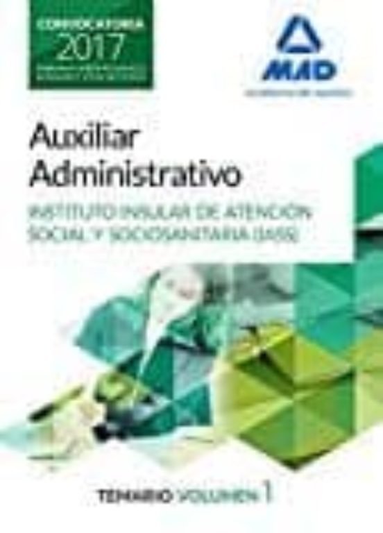 Auxiliar Administrativo Del Instituto Insular De Atencion Social Y Soc