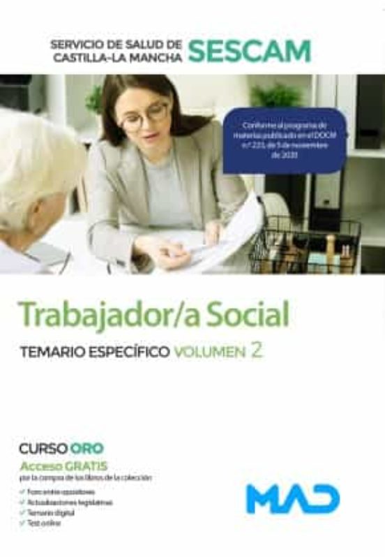 Trabajador/a Social Del Servicio De Salud De Castilla-La Mancha . Temario Específico Volumen 2
