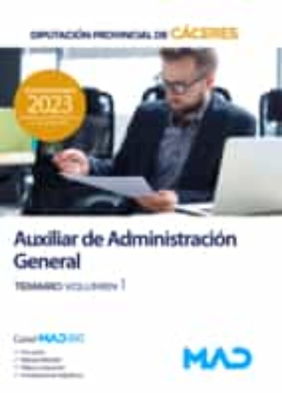 Auxiliar De Administración General. Diputación Provincial Caceres