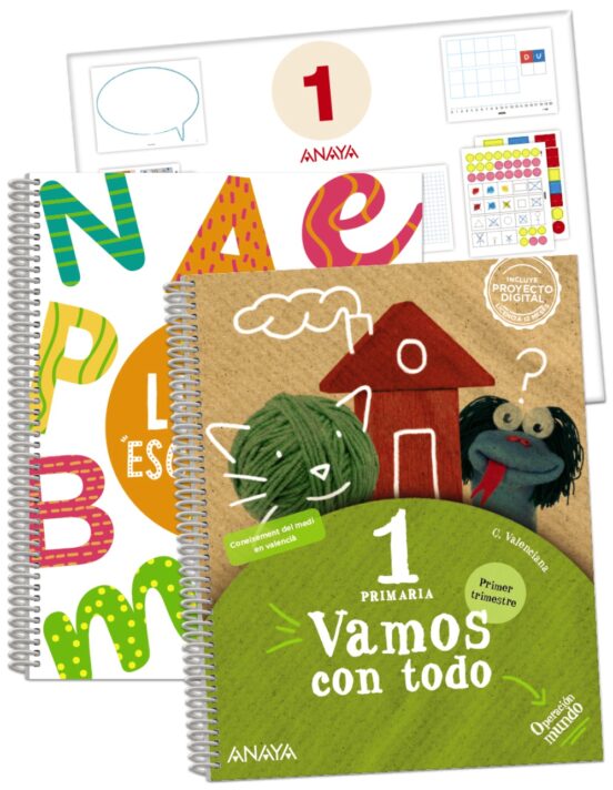 Vamos con Todo 1º Educacion Primaria Primer Trimestre + Punto de Lect