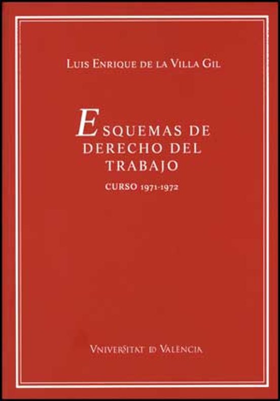 Esquemas De Derecho Del Trabajo
