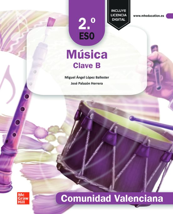 Música Clave B 2 ESO C.valencia Castellano Edición LOMLOE 2025