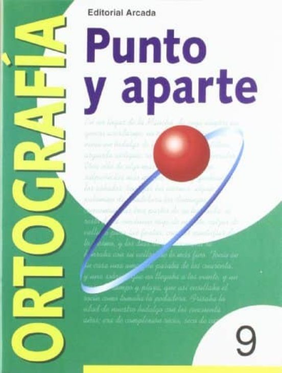 Nº 9 Serie Verde Punto Y Aparte Ortografia 3º - 4º Educacion Primaria