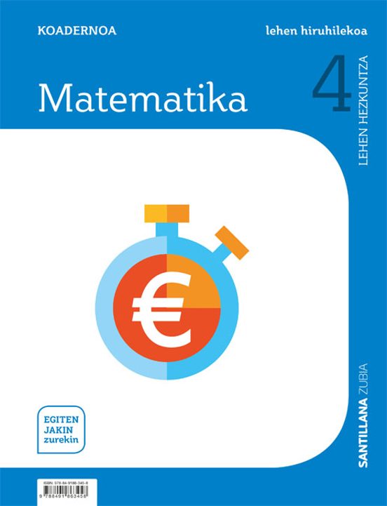 4-1leh Koadernoa Matematika 4º Primaria Saber Hacer Contigo