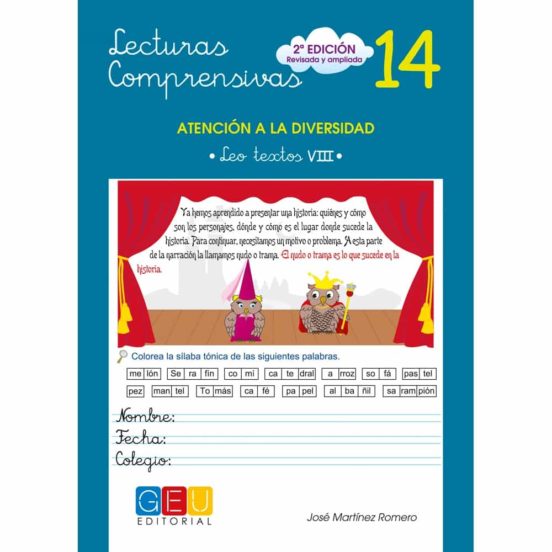 Lecturas Comprensivas 14 : Atencion A La Diversidad: Leo Texto