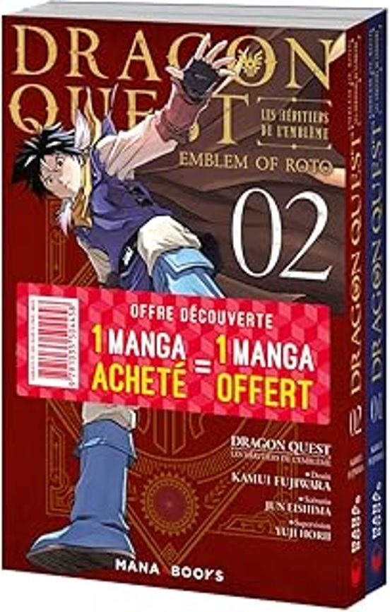 Pack Découverte Dragon Quest Les Héritiers De L Emblème : T01 & T02