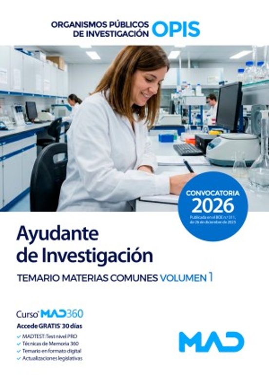 Ayudante De Investigación De Organismos Públicos De Investigación