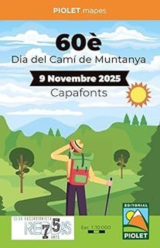 60è. Dia Del Camí De Muntanya. Capafonts - 1:10.000