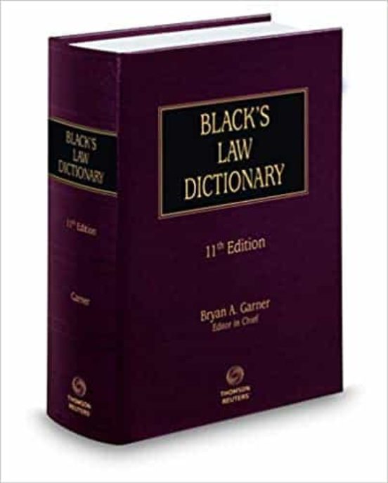 Black S Law Dictionary 11th Edition Hardcover
