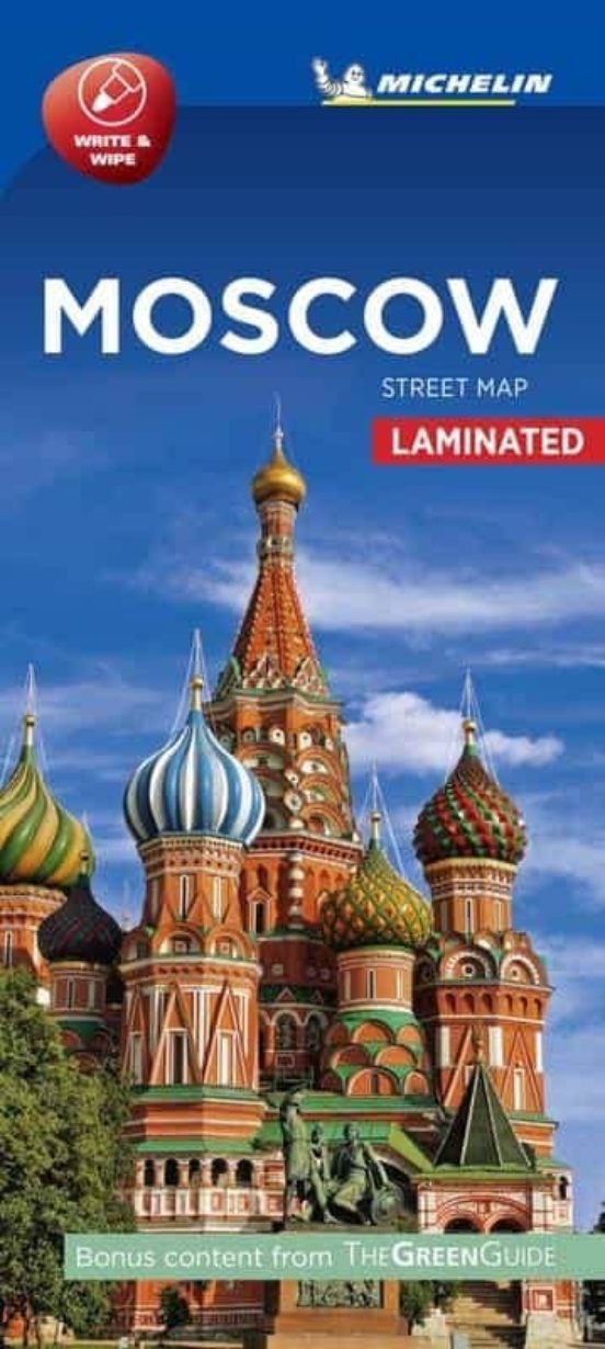 Moscou 2020 Plano Plegable Plastificado