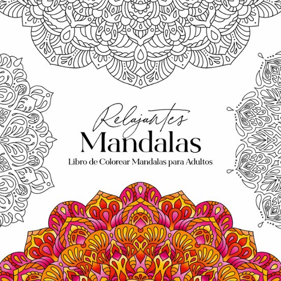 Relajantes Mandalas Libro De Colorear Mandalas Para Adultos