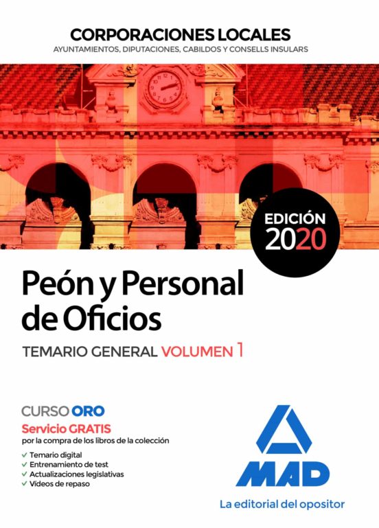Peon Y Personal De Oficios De Corporaciones Locales. Temario General