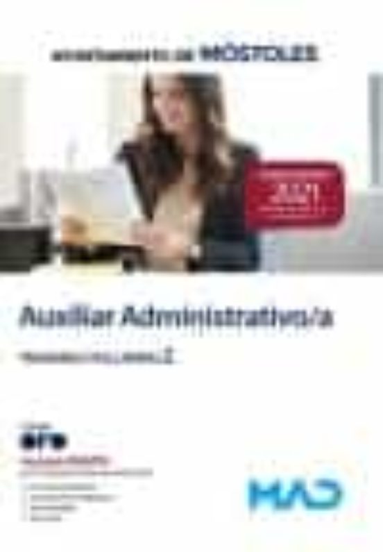 Auxiliar Administrativo/a Del Ayuntamiento De Móstoles. Temario Volumen 2