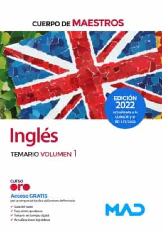 Cuerpo De Maestros. Ingles. Temario
