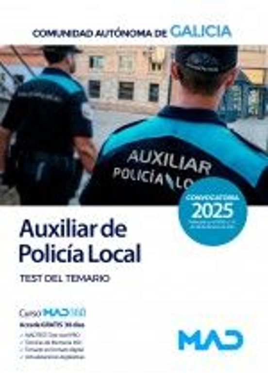 Auxiliar De La Policía Local De La Comunidad Autónoma De Galicia. Test