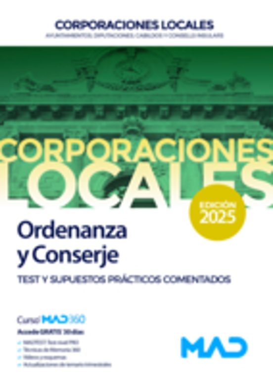 Ordenanza Y Conserje De Ayuntamientos Diputaciones Y Otras Corporacion