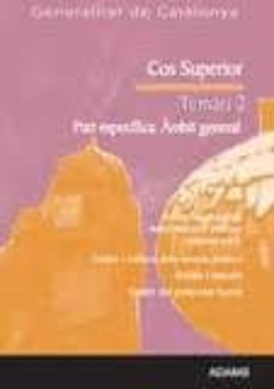 Cos Superior Generalitat De Catalunya: Temari 2 Part Especifica. Ambit
