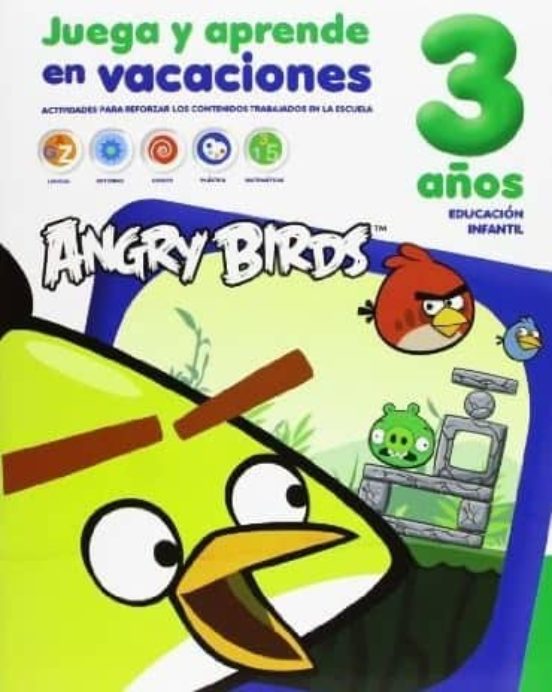 Angry Birds 3 Años Juega Y Aprende En Vacaciones