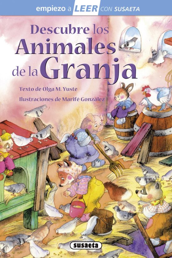 Descubre Los Animales De La Granja Empiezo A Leer 6-7 Años Letra Ligad