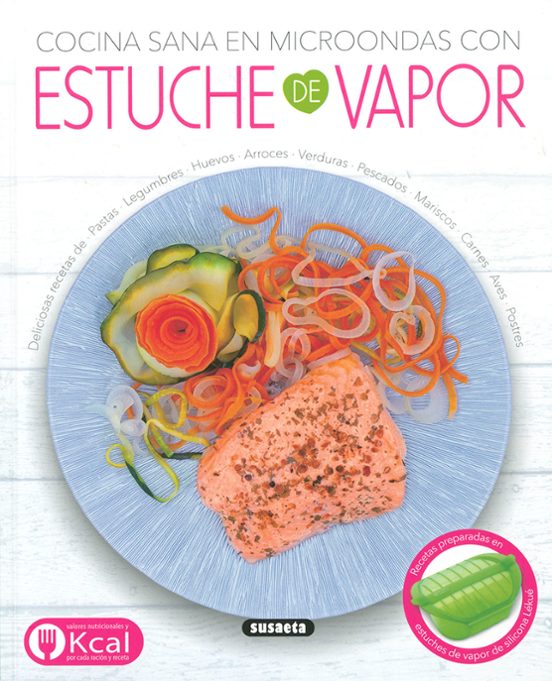 Cocina Sana En Microondas Con Estuche De Vapor