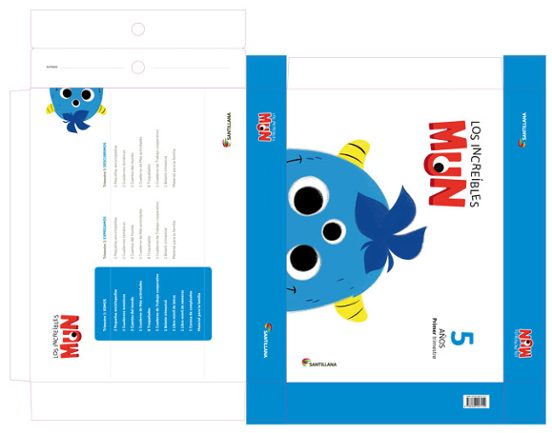 Carpeta Infantil 5 Años Primer Trimestre Los Increibles Mun Cast Ed 2