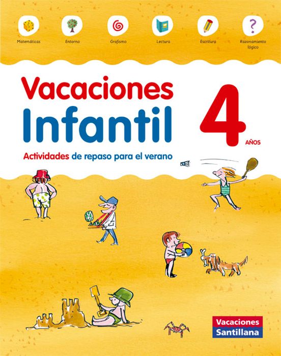 Vacaciones Infantil 4 Años Santillana Ed 2014