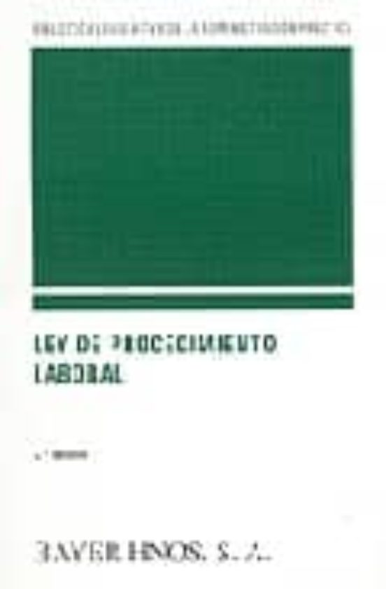 Ley De Procedimiento Laboral