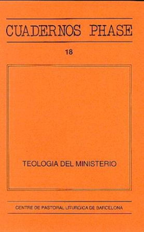 Teología Del Ministerio