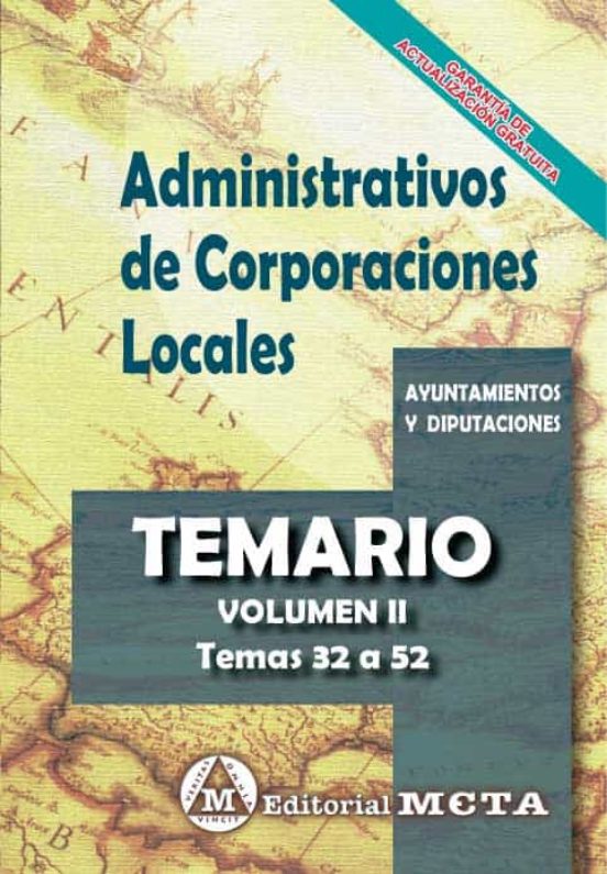Administrativos De Corporaciones Locales Temario Volum