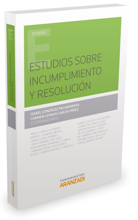 Estudios Sobre Incumplimiento Y Resolución