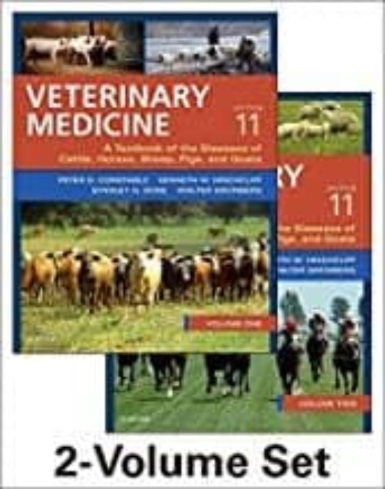 Veterinary Medicine : A Textbook Of The Diseases Of Cattle Horses Shee