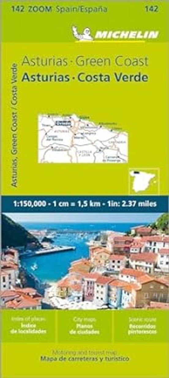 Mapa Zoom Asturias Costa Verde 11142