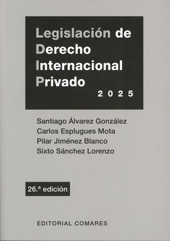 Legislación De Derecho Internacional Privado 2025