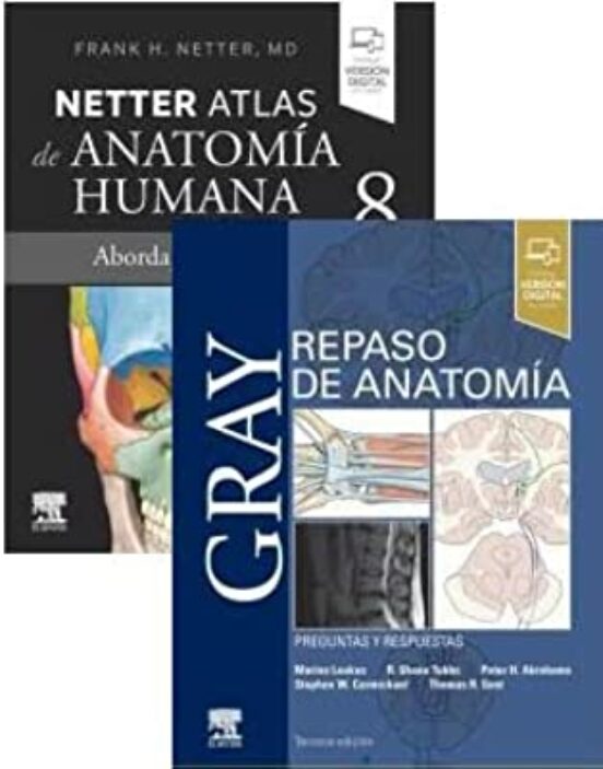 Lote Loukas - Netter Gray. Repaso De Anatomía 3 Ed.+ Atlas De Anatomía