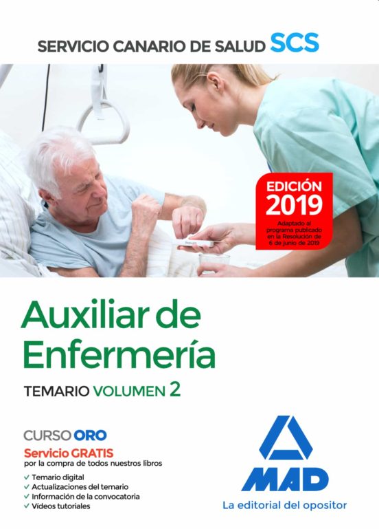 Auxiliar De Enfermería Del Servicio Canario De Salud. Temario Volumen 2