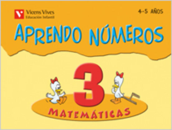 Aprendo Números. Cuaderno 3. Infantil 4 Años
