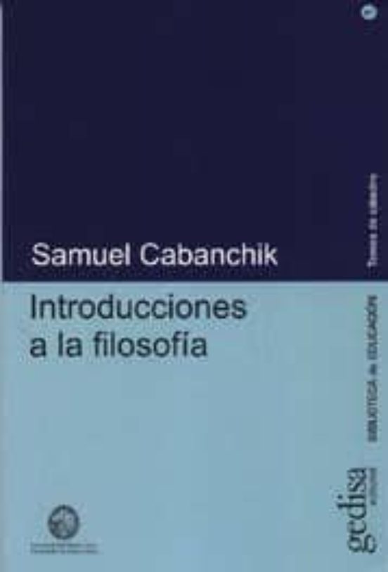 Introducciones a la filosofia