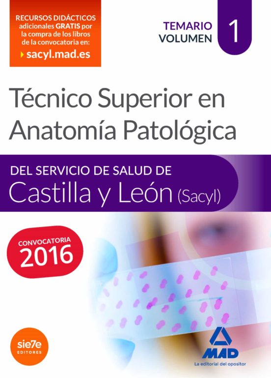Técnico Superior En Anatomía Patológica Del Servicio De Salud De Casti