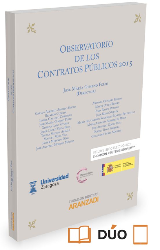 Observatorio De Los Contratos Públicos 2015