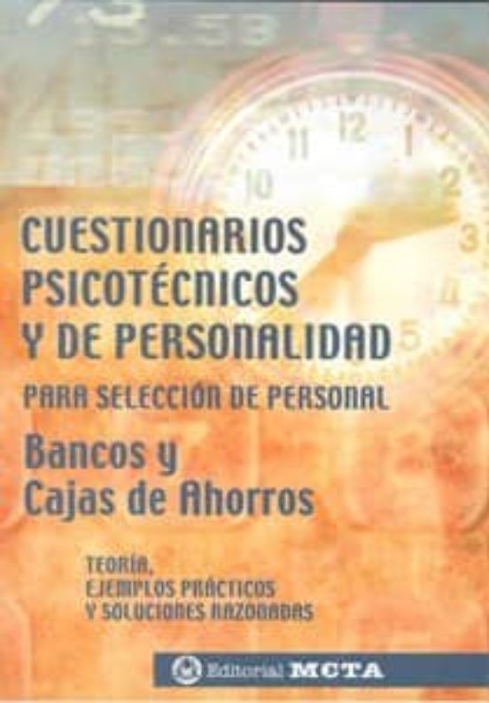 Cuestionarios Psicotecnicos Y De Personalidad Para Seleccion De P Erso