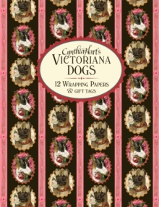 Cynthia Harts Victoriana Dogs: 12 Wrapping Papers And Gift Tags