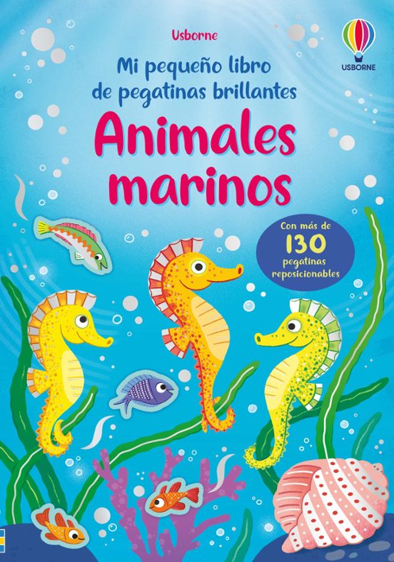 Mi Pequeño Libro De Pegatinas Brillantes. Animales Marinos