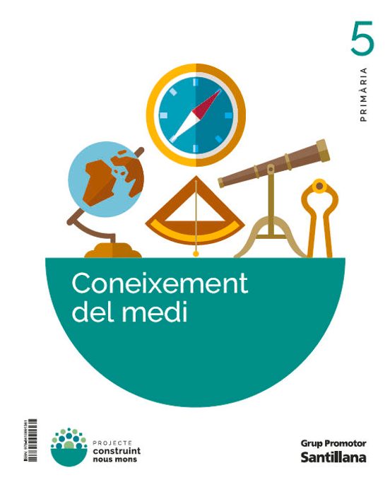 Portada de Coneixement del Medi 5º Primaria