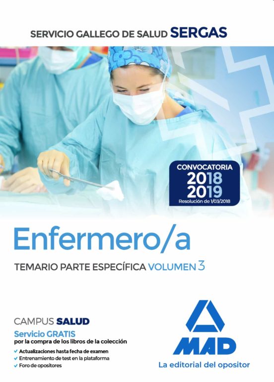 Enfermero/a Del Servicio Gallego De Salud. Temario Parte Especifica Vo