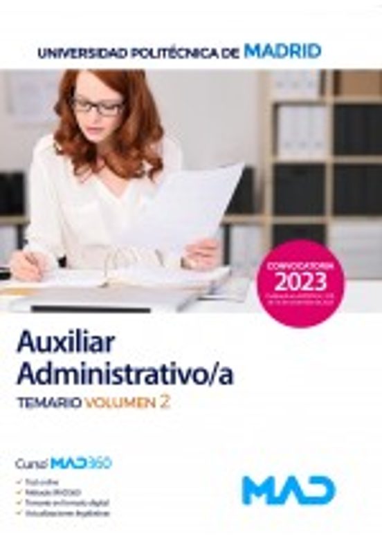 Auxiliar Administrativo/ De La Universidad Politecnica De Madrid Temar